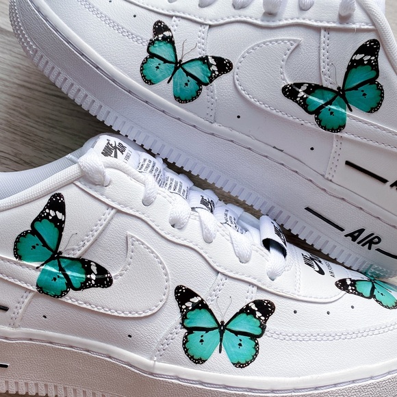 Nike air force 1 low custom butterfly - Picture 12 of 13